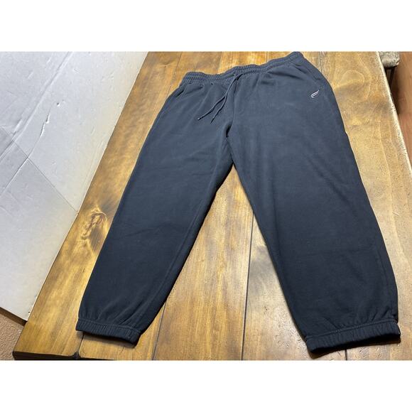 Fabletics Womens Black Sweatpants Joggers Loose Fit Pockets Gym Soft XL - Picture 1 of 7